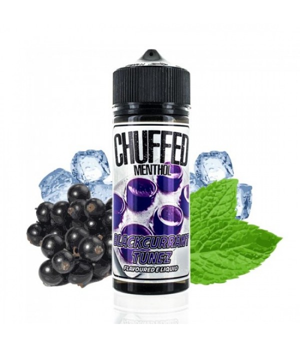 BLACKCURRANT TUNEZ 0MG 100ML CHUFFED MENTHOL