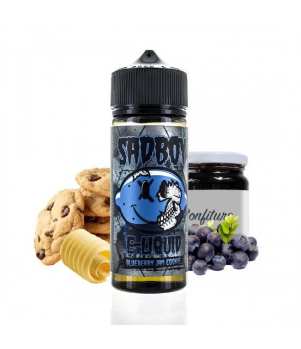 BLUEBERRY JAM COOKIE 0MG 100ML SADBOY