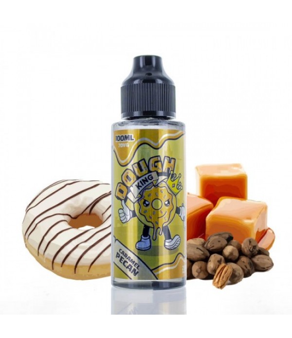 CARAMEL PECAN 0MG 100ML DOUGH KING