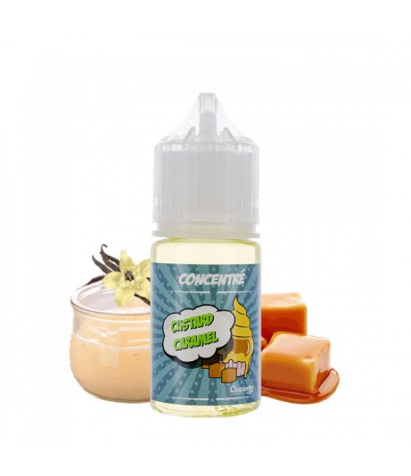 CONCENTRE CUSTARD CARAMEL CLOPINETTE 30ML